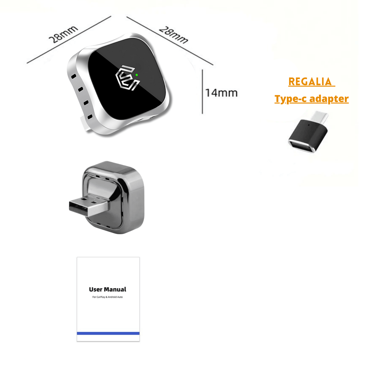 Adaptador Inalámbrico ExpressConnectCR - 🚗 Convierte tu CarPlay y Android Auto a Inalámbrico - Express Connect CR